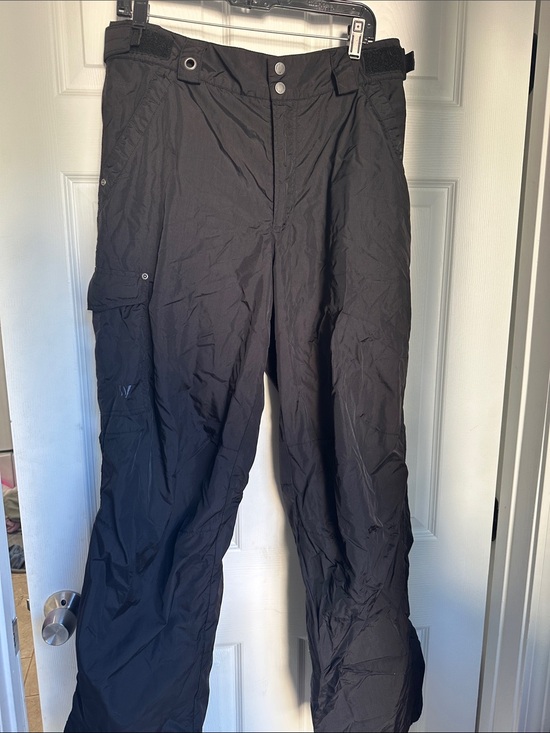 White Sierra Other - White Sierra Black Cargo Snow Pants